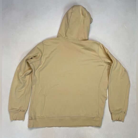 Nike Club Fleece Center Swoosh Pullover Hoodie Women XL Yellow 598575 783 - Picture 5 of 7